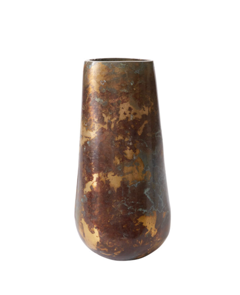 Patina Finish Vase