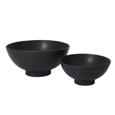 Elevated Black Bowl